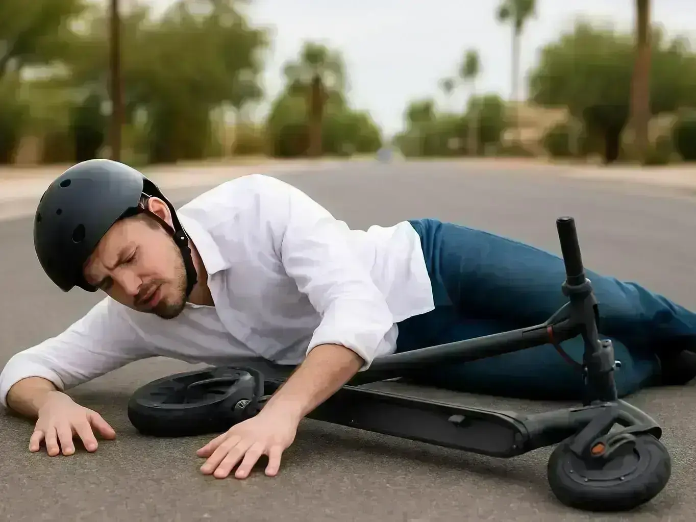 injury attorney investigating scooter collision by State Farm Stadium in Glendale AZ