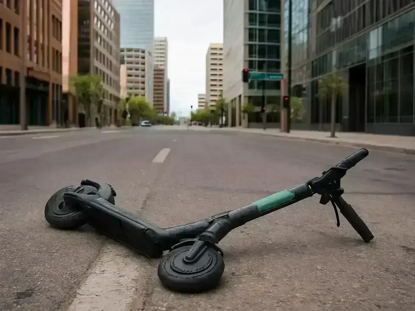 Glendale AZ scooter injury claim consultation for crash on wide arterial road near Arrowhead Ranch