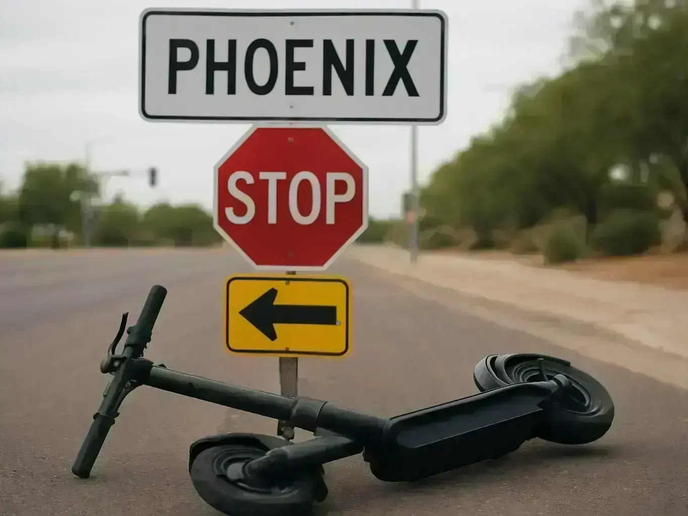 Buckeye AZ e-scooter injury claim consultation for rider hurt near Estrella Mountain Regional Park