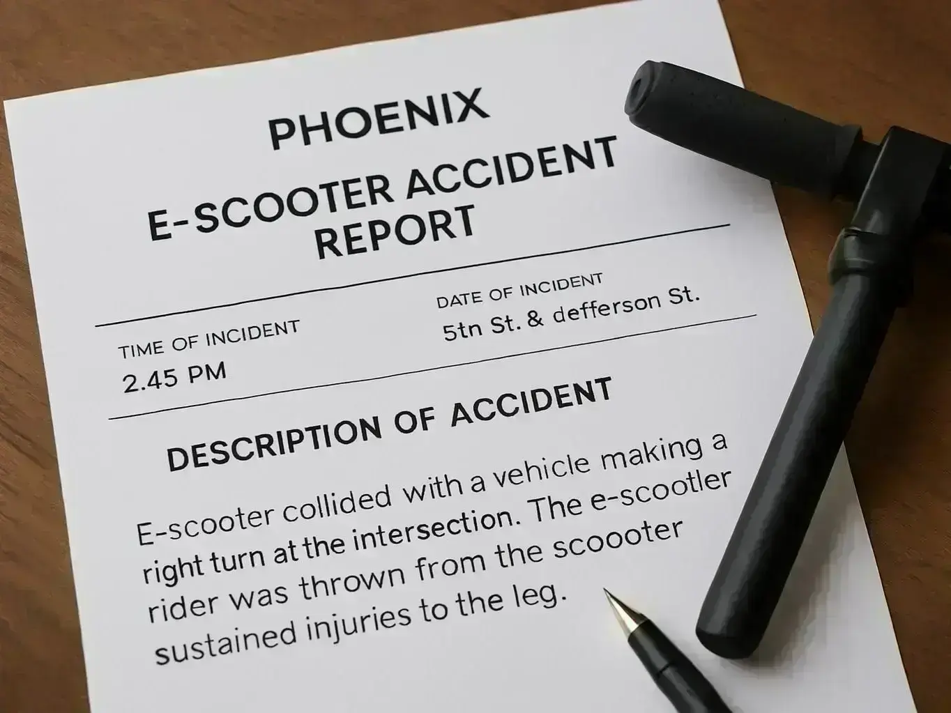 E-Scooter DUI Accident Victim Representation